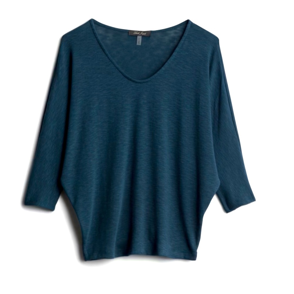 LAILA JADE BOWIE 3/4 SLEEVE DOLMAN KNIT TOP